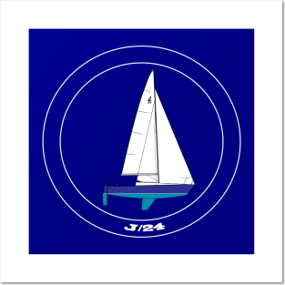 J/24 Sailboat Posters and Art